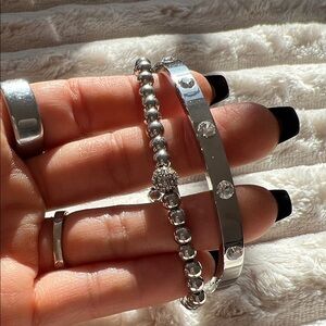 Park Lane Silver Bracelet Set